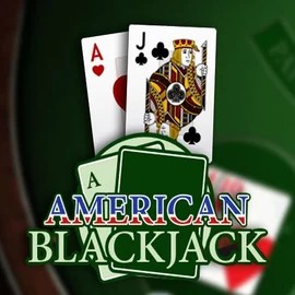 American Blackjack slot logo by Habanero at Kitty Bingo