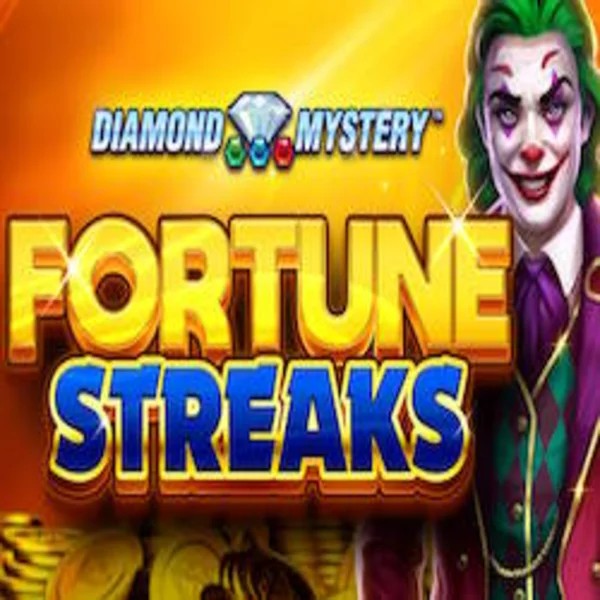 Diamond Mystery Fortune Streaks slot logo by Greentube at Kitty Bingo