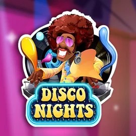 Disco Nights slot visual from Red Rake Gaming available on kittybingocasino.com