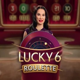 Lucky 6 Roulette online game logo by Pragmatic Play on kittybingocasino.com