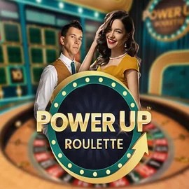 Live Casino logo of PowerUP Roulette from Pragmatic Play at Kitty Bingo