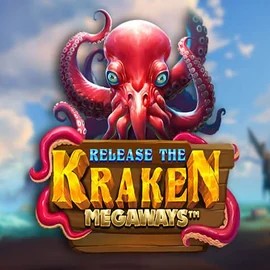 Official Slots logo: Release the Kraken Megaways by Pragmatic Play at Kitty Bingo