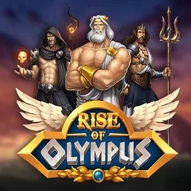 Official Slots logo: Rise of Olympus by Play'n GO at Kitty Bingo