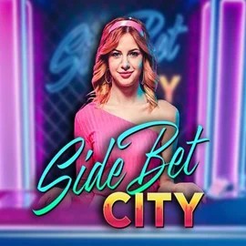 Side Bet City online game logo by Evolution on kittybingocasino.com