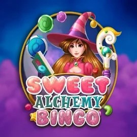 Sweet Alchemy Bingo slot logo by Play'n GO at Kitty Bingo