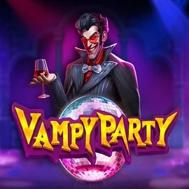 Vampy Party online game logo by Pragmatic Play on kittybingocasino.com