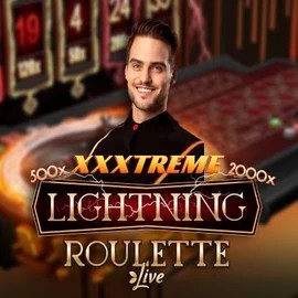 XXXtreme Lightning Roulette online game logo by Evolution on kittybingocasino.com